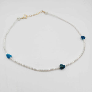 READY TO SHIP Freshwater Pearl & Semi Precious Stone Necklace - 14k Gold Fill FJD$