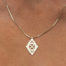 Load image into Gallery viewer, READY TO SHIP Diamond Masi Necklace - 14k Gold Fill &amp; 18k Gold Vermeil FJD$
