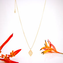 Load image into Gallery viewer, READY TO SHIP Diamond Masi Necklace - 14k Gold Fill &amp; 18k Gold Vermeil FJD$
