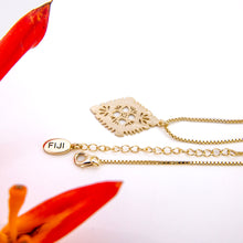 Load image into Gallery viewer, READY TO SHIP Diamond Masi Necklace - 14k Gold Fill &amp; 18k Gold Vermeil FJD$

