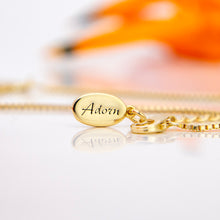 Load image into Gallery viewer, READY TO SHIP Diamond Masi Necklace - 14k Gold Fill &amp; 18k Gold Vermeil FJD$
