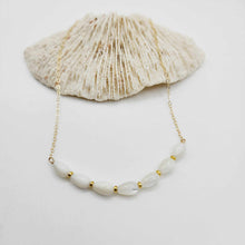 Load image into Gallery viewer, READY TO SHIP Mother of Pearl Necklace - 14k Gold Fill FJD$
