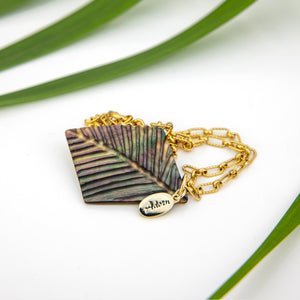 READY TO SHIP Mother of Pearl Necklace - 14k Gold Fill FJD$