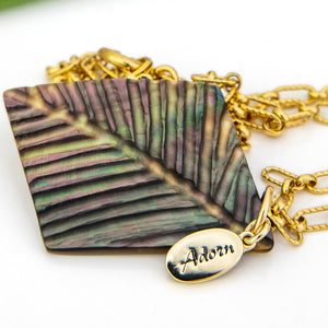 READY TO SHIP Mother of Pearl Necklace - 14k Gold Fill FJD$