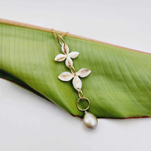 Load image into Gallery viewer, READY TO SHIP Civa Fiji Saltwater Pearl &amp; Mother of Pearl Necklace - 14k Gold Fill FJD$
