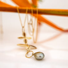 Load image into Gallery viewer, READY TO SHIP Civa Fiji Saltwater Pearl &amp; Mother of Pearl Necklace - 14k Gold Fill FJD$
