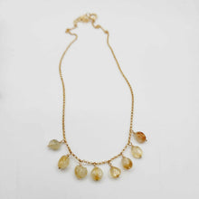 Load image into Gallery viewer, READY TO SHIP Rutilated Quartz Necklace - 14k Gold Fill FJD$
