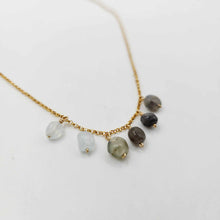 Load image into Gallery viewer, READY TO SHIP Semi Precious Stone Necklace - 14k Gold Fill FJD$
