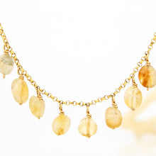 Load image into Gallery viewer, READY TO SHIP Semi-Precious Stone Necklace - 14k Gold Fill FJD$
