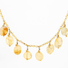Load image into Gallery viewer, READY TO SHIP Semi-Precious Stone Necklace - 14k Gold Fill FJD$
