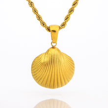 Load image into Gallery viewer, READY TO SHIP Shell Necklace - Gold Plated over Stainless Steel FJD$
