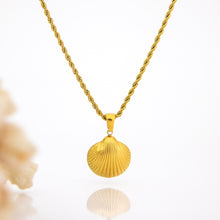 Load image into Gallery viewer, READY TO SHIP Shell Necklace - Gold Plated over Stainless Steel FJD$
