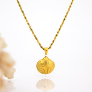 READY TO SHIP Shell Necklace - Gold Plated over Stainless Steel FJD$