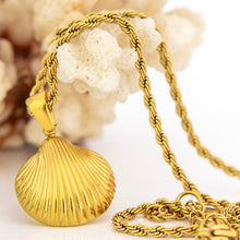 Load image into Gallery viewer, READY TO SHIP Shell Necklace - Gold Plated over Stainless Steel FJD$
