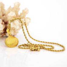 Load image into Gallery viewer, READY TO SHIP Shell Necklace - Gold Plated over Stainless Steel FJD$
