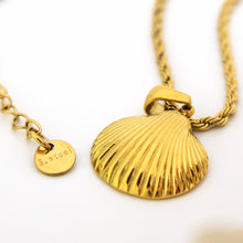 Load image into Gallery viewer, READY TO SHIP Shell Necklace - Gold Plated over Stainless Steel FJD$
