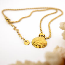 Load image into Gallery viewer, READY TO SHIP Shell Necklace - Gold Plated over Stainless Steel FJD$
