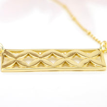 Load image into Gallery viewer, READY TO SHIP Frangipani Bua Bar Necklace - 18k Gold Vermeil FJD$
