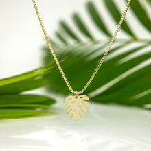 Load image into Gallery viewer, READY TO SHIP Monstera Necklace - 18k Gold Vermeil FJD$
