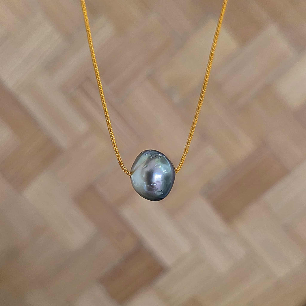 READY TO SHIP Civa Fiji Saltwater Pearl Unisex Necklace - Nylon FJD$
