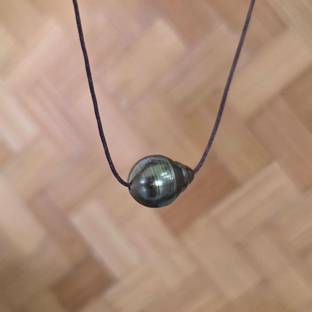 READY TO SHIP Civa Fiji Saltwater Pearl Unisex Necklace - Nylon FJD$