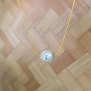 READY TO SHIP Civa Fiji Saltwater Pearl Unisex Necklace - Nylon FJD$