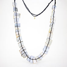 Load image into Gallery viewer, READY TO SHIP Unisex Mother of Pearl Nylon Strand Necklace - FJD$
