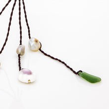 Load image into Gallery viewer, READY TO SHIP Pearl &amp; Shell Necklace - Nylon FJD$
