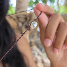 Load image into Gallery viewer, READY TO SHIP Pearl &amp; Shell Necklace - Nylon FJD$
