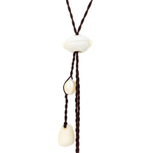 Load image into Gallery viewer, READY TO SHIP Pearl &amp; Shell Necklace - Nylon FJD$
