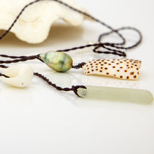 Load image into Gallery viewer, READY TO SHIP Pearl &amp; Shell Necklace - Nylon FJD$
