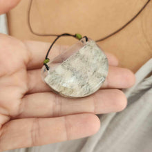 Load image into Gallery viewer, READY TO SHIP Unisex Pasifika Tapa Resin Necklace - Nylon FJD$
