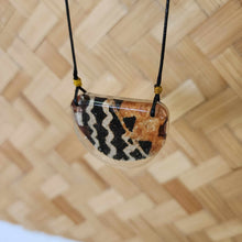 Load image into Gallery viewer, READY TO SHIP Unisex Pasifika Tapa Resin Necklace - Nylon FJD$
