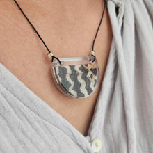 Load image into Gallery viewer, READY TO SHIP Unisex Pasifika Tapa Resin Necklace - Nylon FJD$
