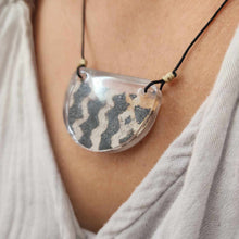 Load image into Gallery viewer, READY TO SHIP Unisex Pasifika Tapa Resin Necklace - Nylon FJD$
