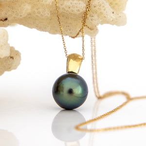 READY TO SHIP Graded Civa Saltwater Pearl Necklace - 14k Solid Gold FJD$