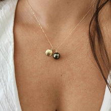 Load image into Gallery viewer, CONTACT US TO RECREATE THIS SOLD OUT STYLE Civa Fiji Pearl Necklace with Sand Dollar Charm - 14k Solid Gold FJD$
