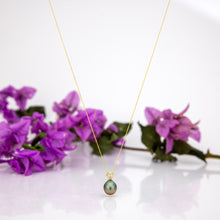 Load image into Gallery viewer, READY TO SHIP Graded Civa Fiji Pearl Necklace - Diamond &amp; 14k Solid Gold FJD$
