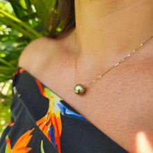 Load image into Gallery viewer, CONTACT US TO RECREATE THIS SOLD OUT STYLE Infinity Pearl Necklace - 14k Solid Gold FJD$
