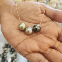 Load image into Gallery viewer, CONTACT US TO RECREATE THIS SOLD OUT STYLE Civa Fiji Saltwater Pearl Trio Necklace - 14k Solid Gold FJD$
