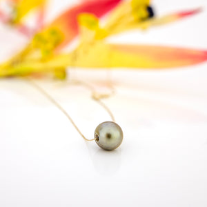 CONTACT US TO RECREATE THIS SOLD OUT STYLE Infinity Pearl Necklace - 14k Solid Gold FJD$