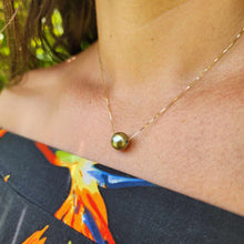 Load image into Gallery viewer, CONTACT US TO RECREATE THIS SOLD OUT STYLE Infinity Pearl Necklace - 14k Solid Gold FJD$
