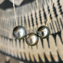 Load image into Gallery viewer, READY TO SHIP Civa Fiji Saltwater Pearl Trio Necklace - 14k Solid Gold FJD$
