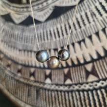 Load image into Gallery viewer, READY TO SHIP Civa Fiji Saltwater Pearl Trio Necklace - 14k Solid Gold FJD$
