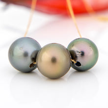 Load image into Gallery viewer, READY TO SHIP Civa Fiji Saltwater Pearl Trio Necklace - 14k Solid Gold FJD$
