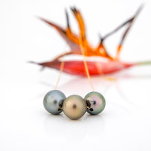Load image into Gallery viewer, READY TO SHIP Civa Fiji Saltwater Pearl Trio Necklace - 14k Solid Gold FJD$
