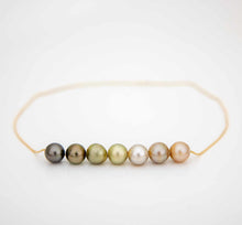 Load image into Gallery viewer, CONTACT US TO RECREATE THIS SOLD OUT STYLE Civa Fiji Seven Pearl Necklace - 14k Solid Gold FJD$
