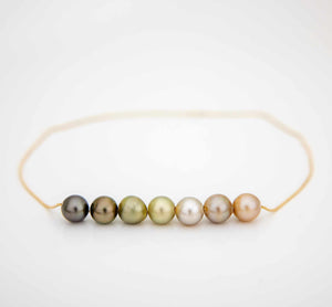 CONTACT US TO RECREATE THIS SOLD OUT STYLE Civa Fiji Seven Pearl Necklace - 14k Solid Gold FJD$