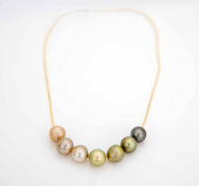 Load image into Gallery viewer, CONTACT US TO RECREATE THIS SOLD OUT STYLE Civa Fiji Seven Pearl Necklace - 14k Solid Gold FJD$
