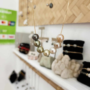 CONTACT US TO RECREATE THIS SOLD OUT STYLE Civa Fiji Seven Pearl Necklace - 14k Solid Gold FJD$